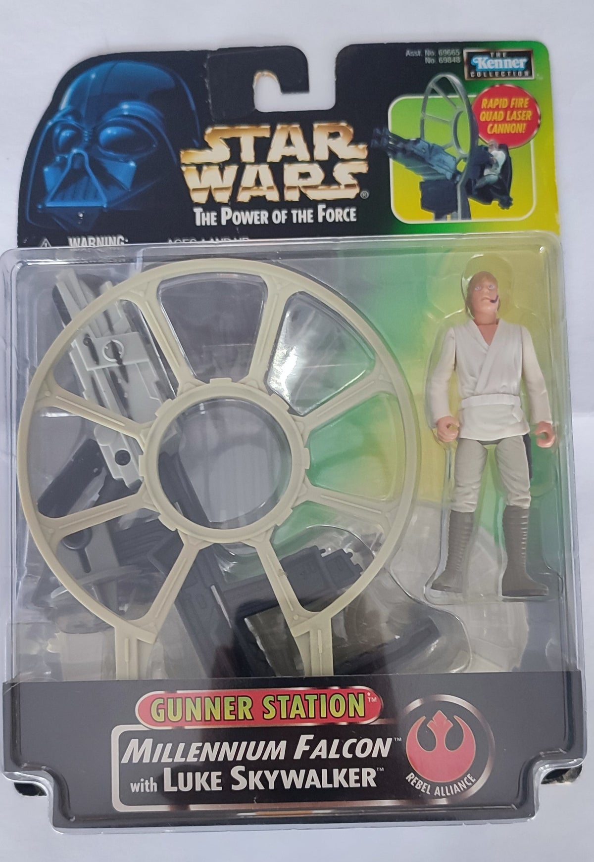 Millenium Falcon with Luke Skywalker