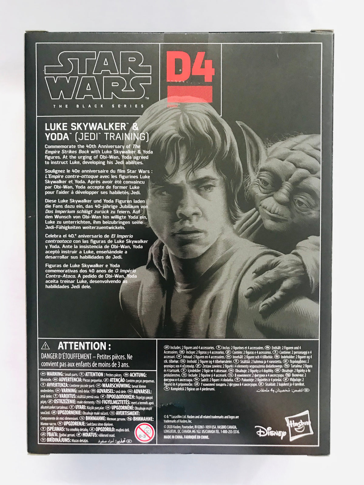 Luke Skywalker & Yoda (Jedi Training) (D4)